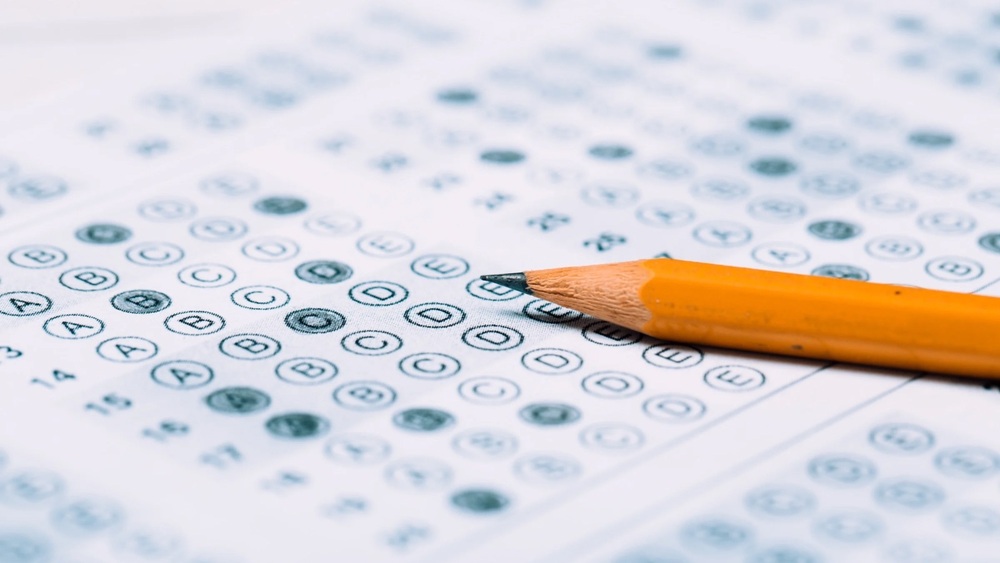 Image of a scantron