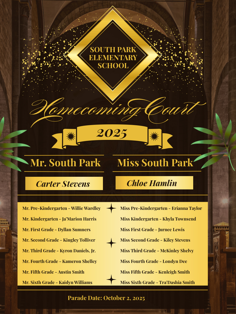 Homecoming list of names