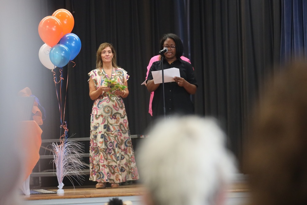 image of teachers handing out awards at Bovina