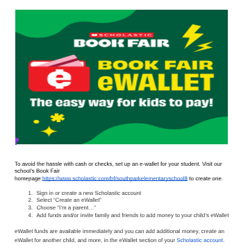 advertisement of a wallet