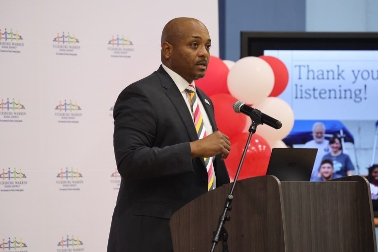 Dr. Tori Holloway at The VWSD State of the District Address