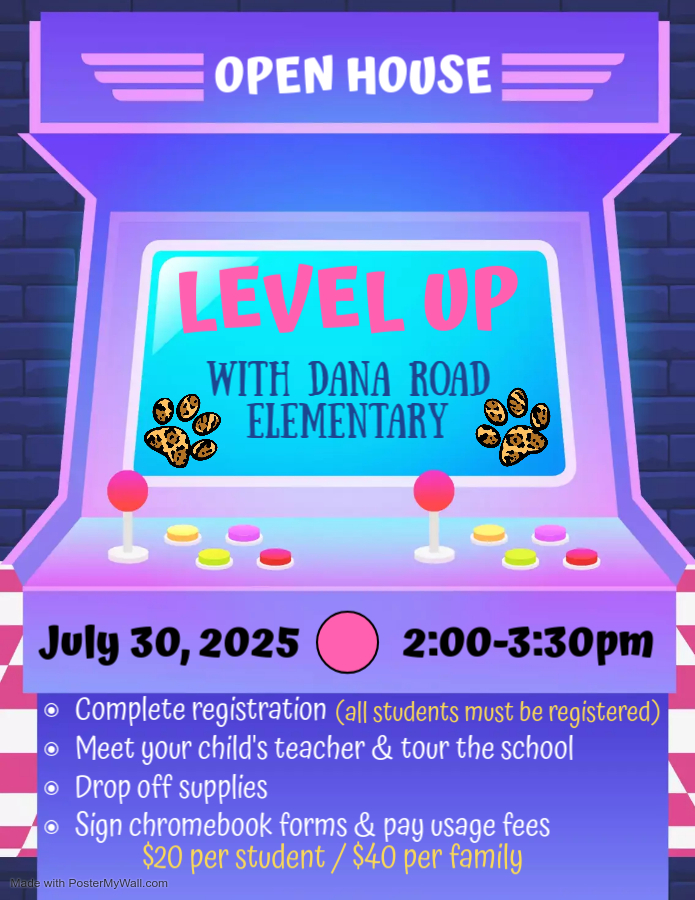 Flyer detailing Open House on July 30th from 2pm-3:30pm