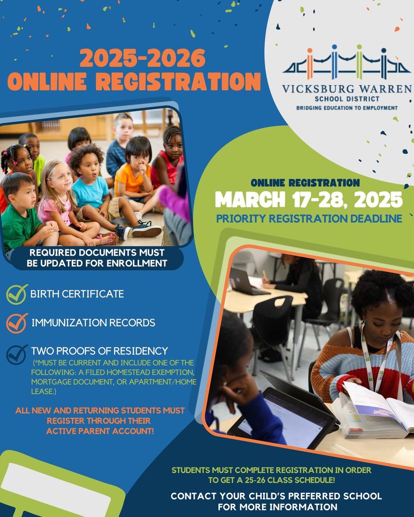 2025-2026 Online Registration