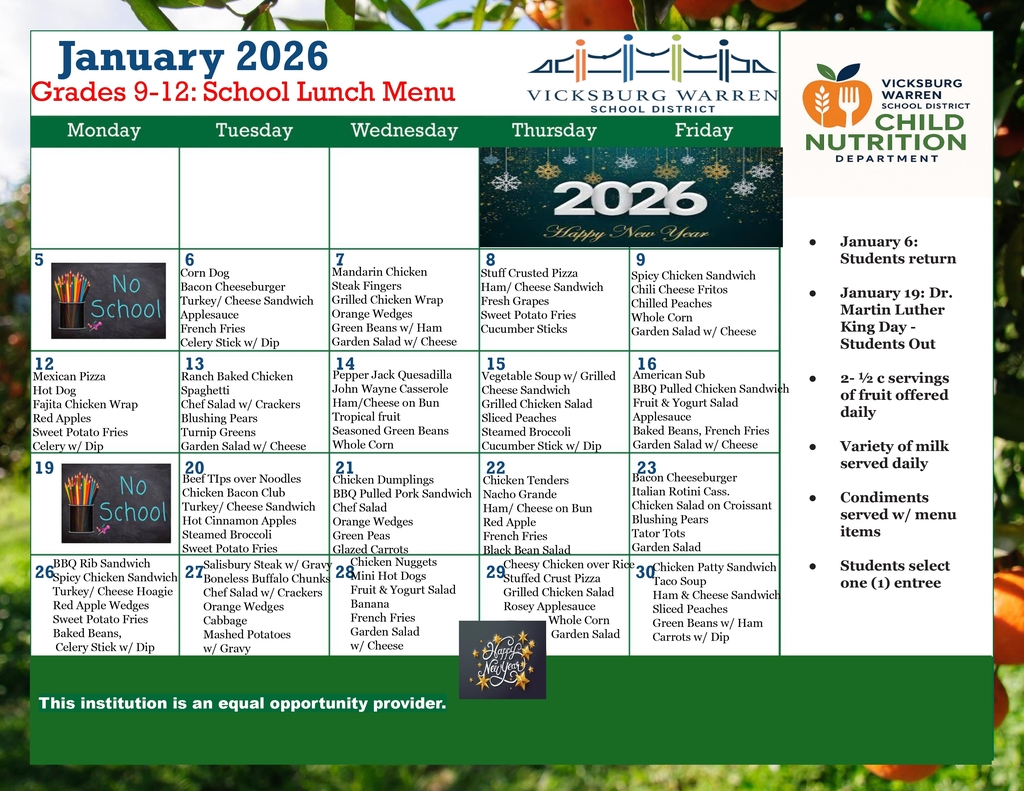 January 2026 (9-12 Lunch)