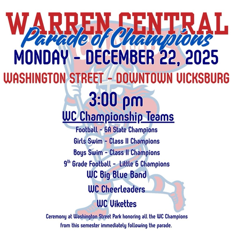 WCHS Championship Parade