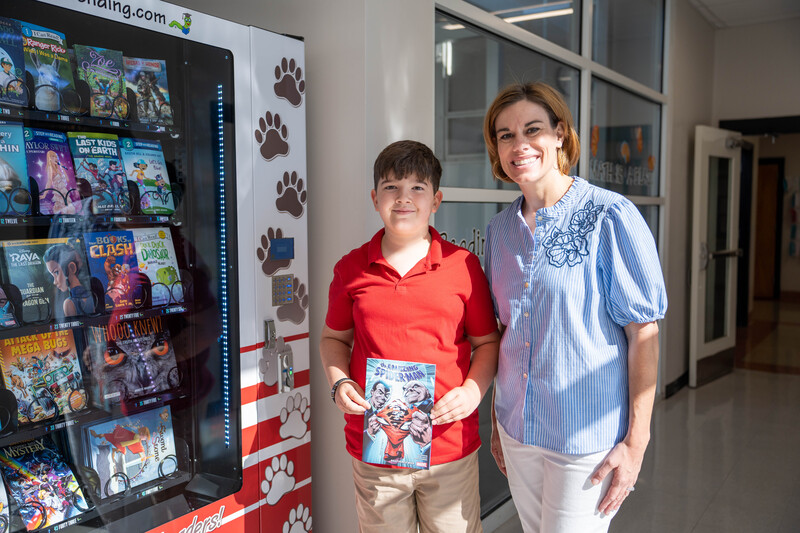 Bowmar Book Vending Machine
