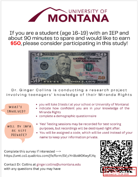 Miranda Study Poster