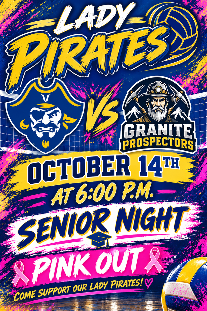 Lady Pirates Volleyball vs Granite Prospectors