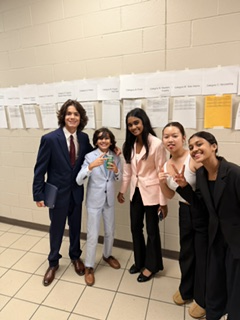 Students at debate tournament