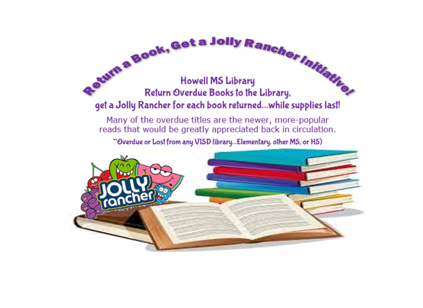 Return a Book for a Jolly Rancher