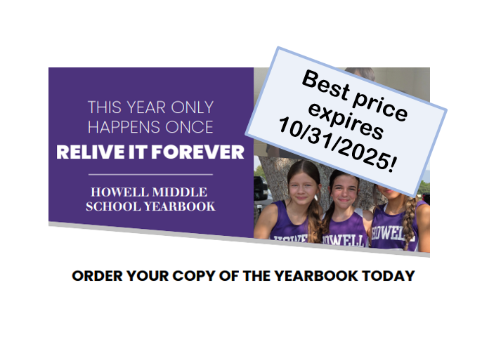 2025-26 Howell MS Yearbook Sales