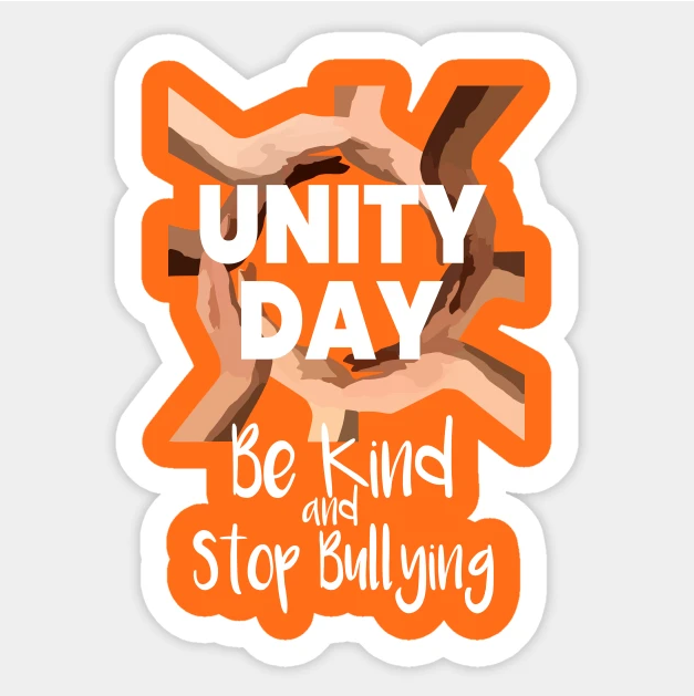 Unity Day Sticker - Be Kind and Stop Bullying