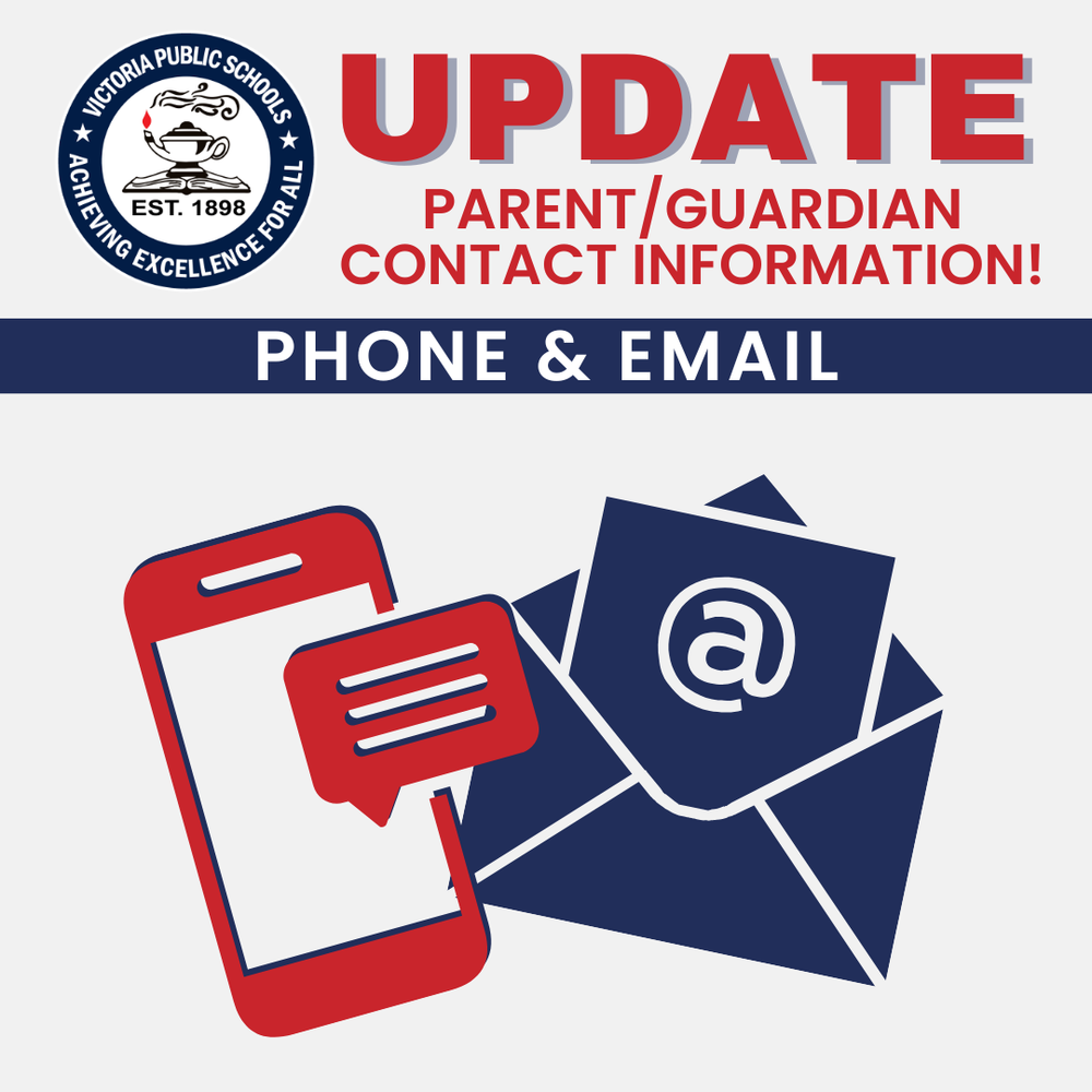 update parent/guardian contact information phone and email