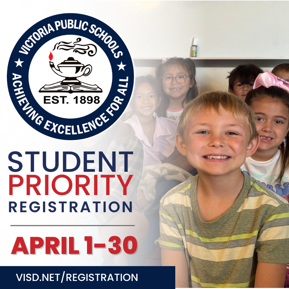 Student Priority Registration April 1-30