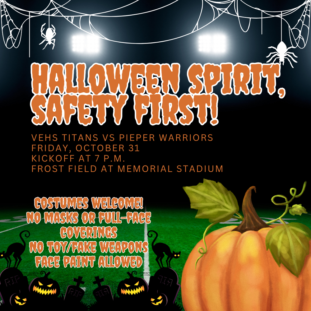 Halloween spirit, safety first!