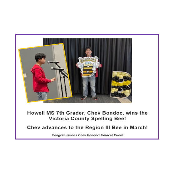 Chev wins Spelling Bee