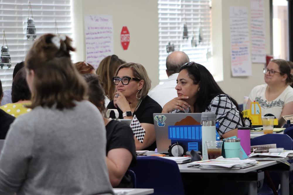 VISD Administrators at Summer Planning Institute 