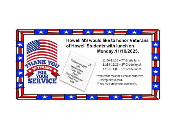 Veteran's Day Lunch 2025