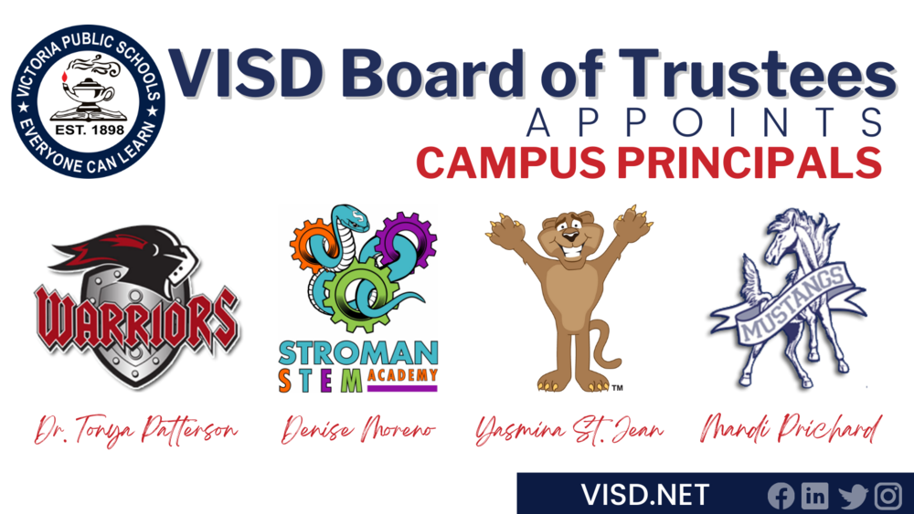 campus principals named for 2022-2023