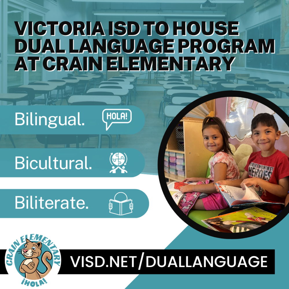 Victoria ISD to House Dual Language Program at Crain Elementary