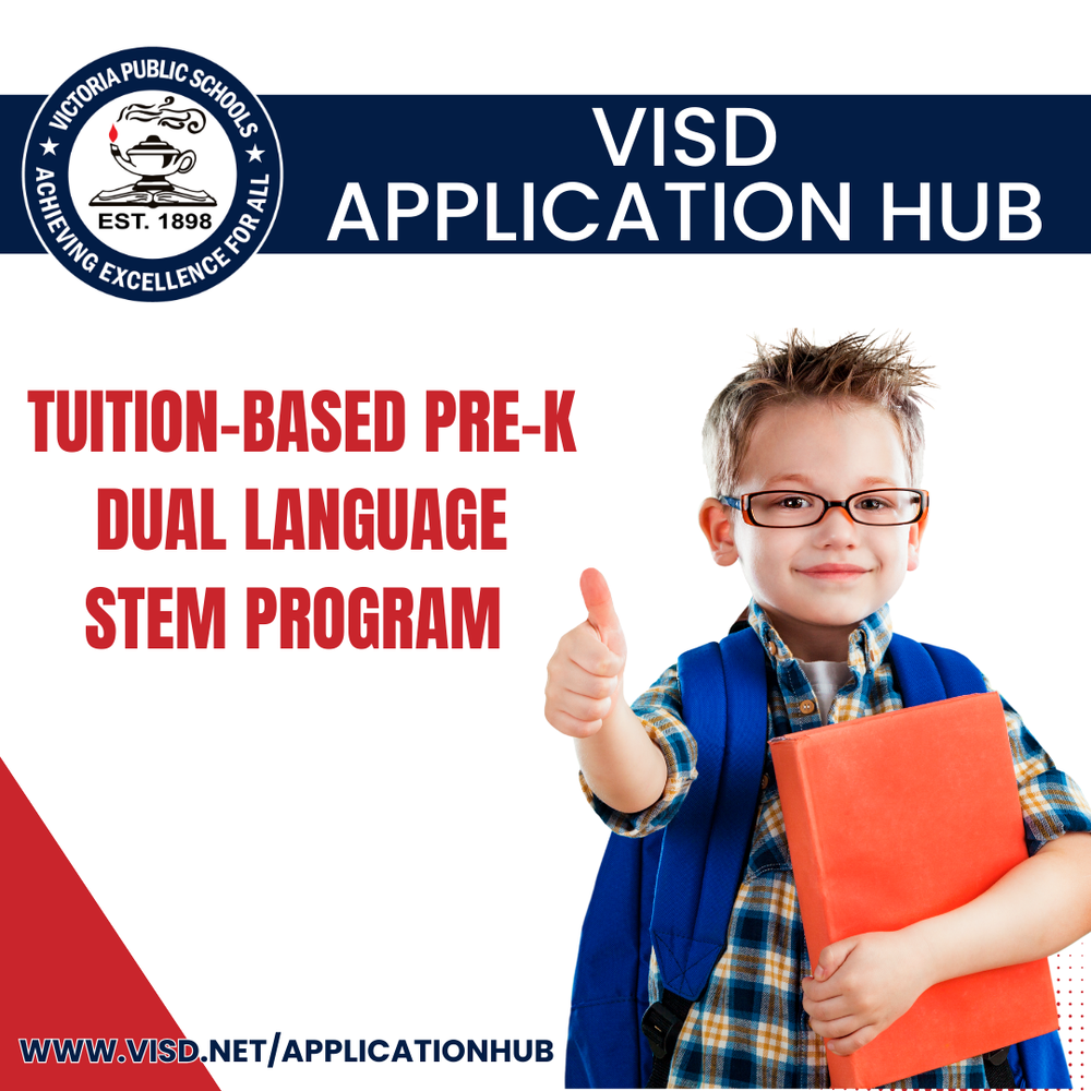 VISD application hub for tuition based preK, dual language and stem program