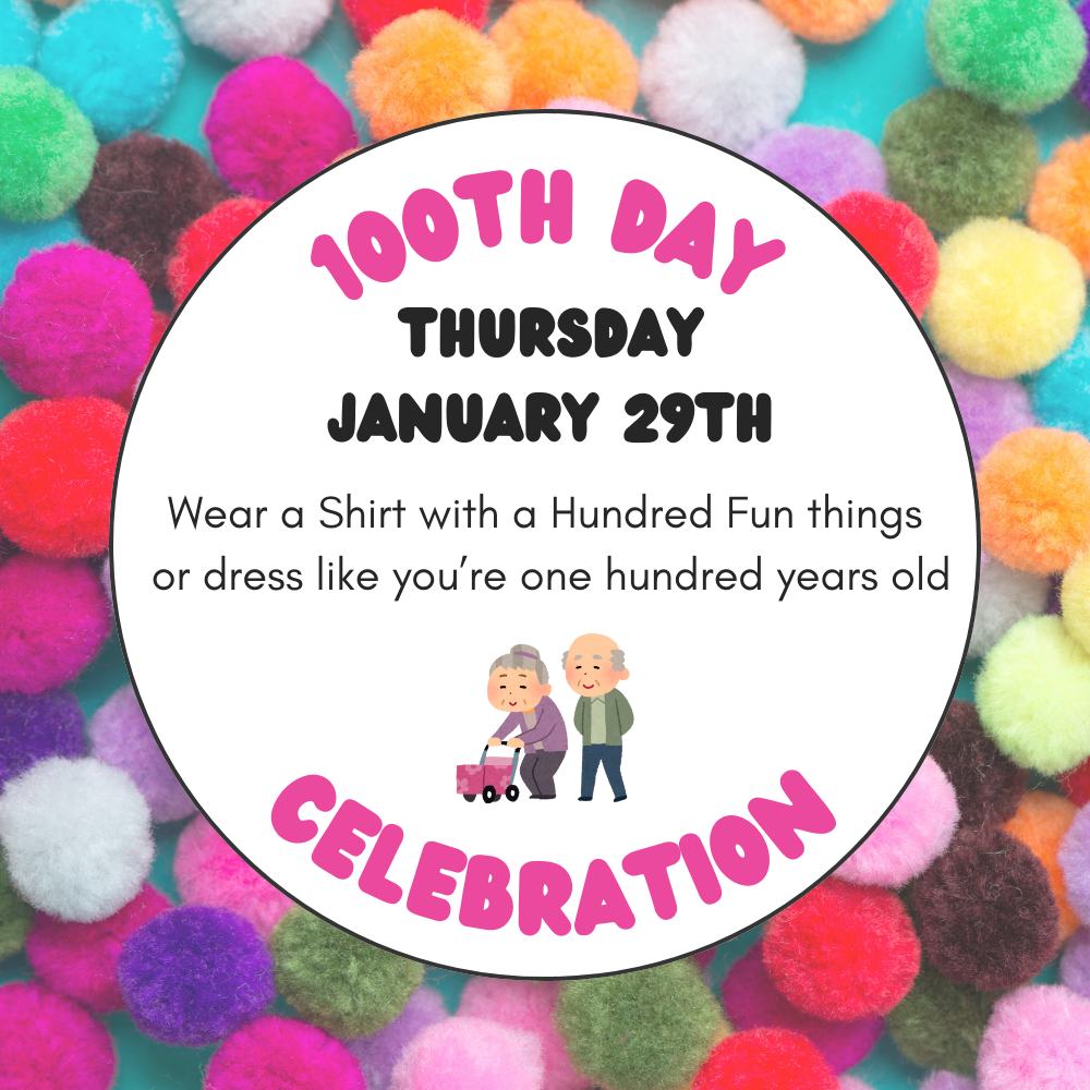 Get ready to celebrate the 100th Day of School on January 29thโitโs going to be 100 days of awesomeness! ๐ฏ๐
