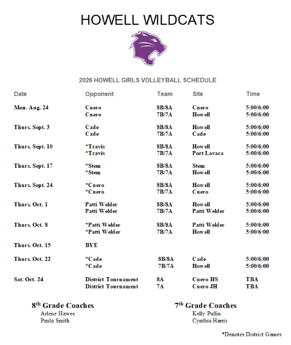 2026 Volleyball Games