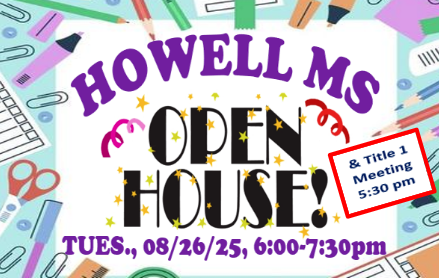 Open House and Title 1 Meeting