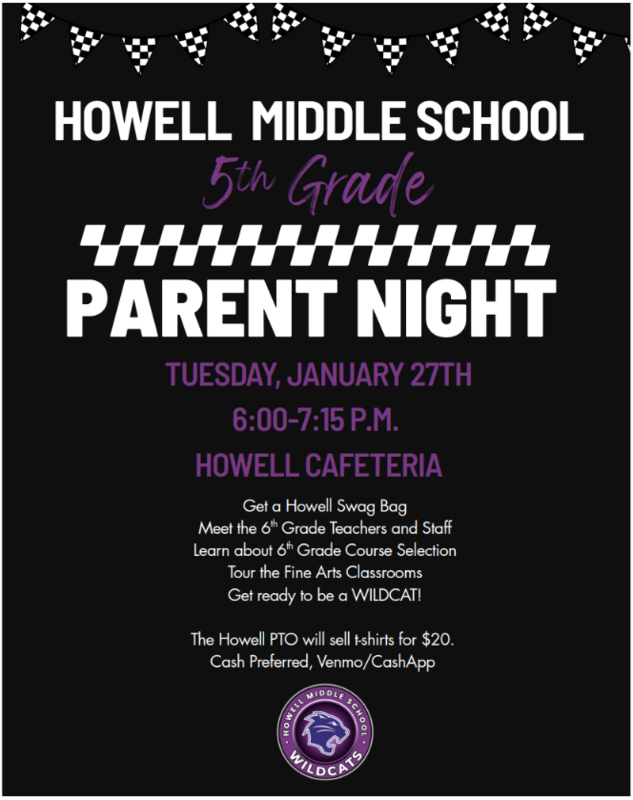 5th Grade Parent Night 2026