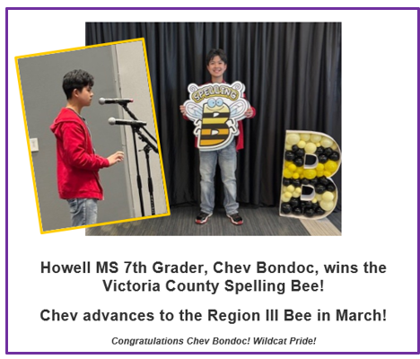 Chev wins Spelling Bee