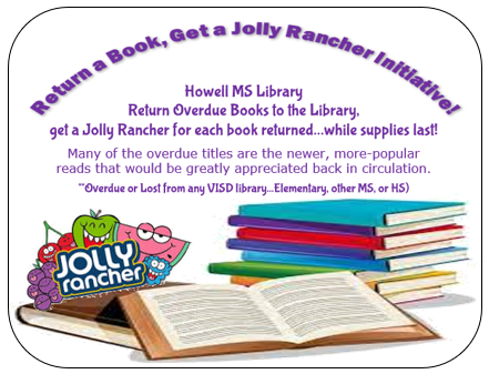 Return a Book for a Jolly Rancher