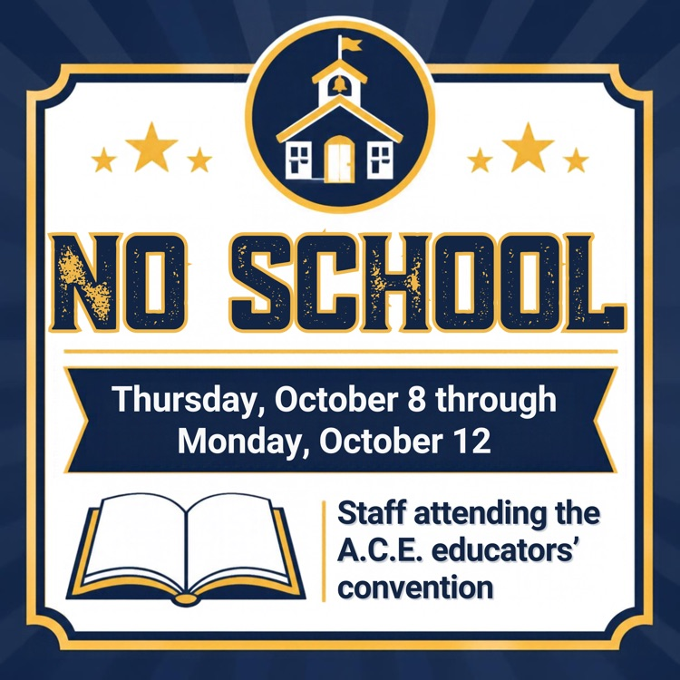 no school 10/8-10/12/26