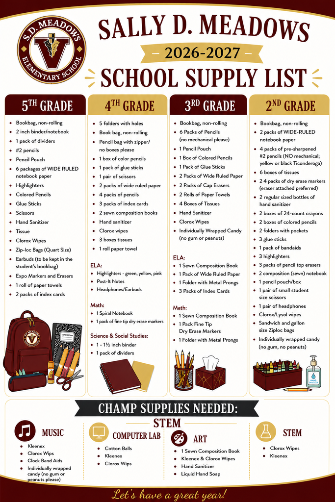 26-27 SDM School Supply
