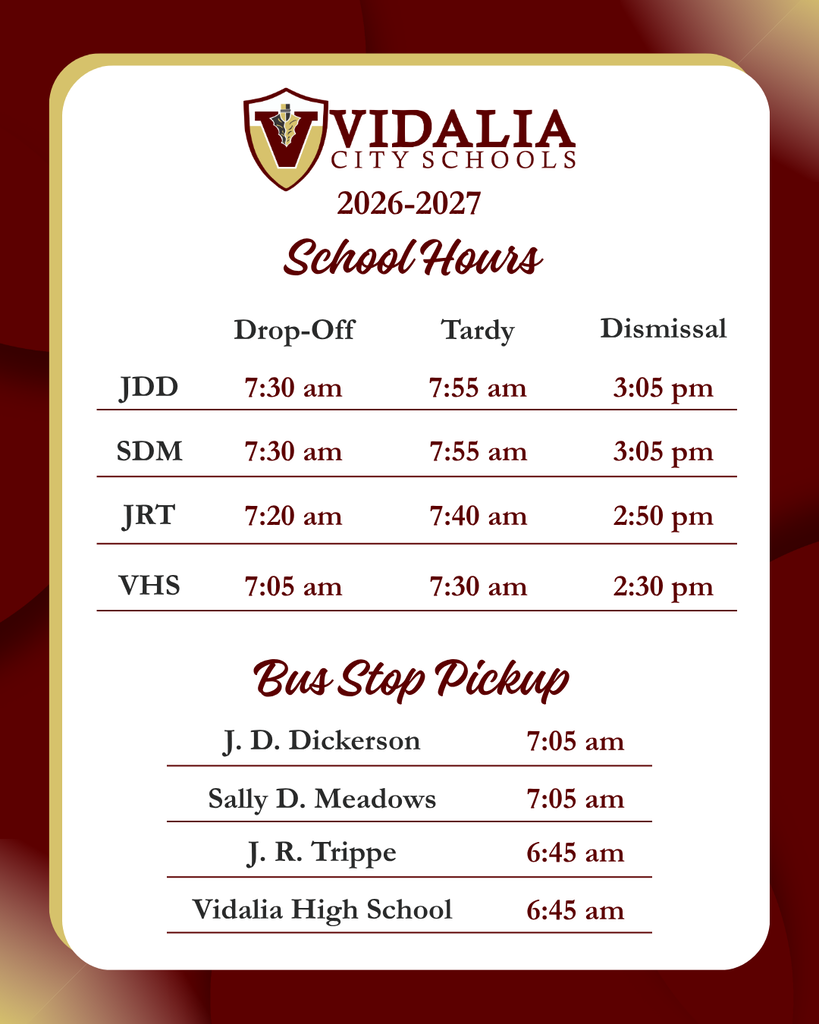 Drop Off Times