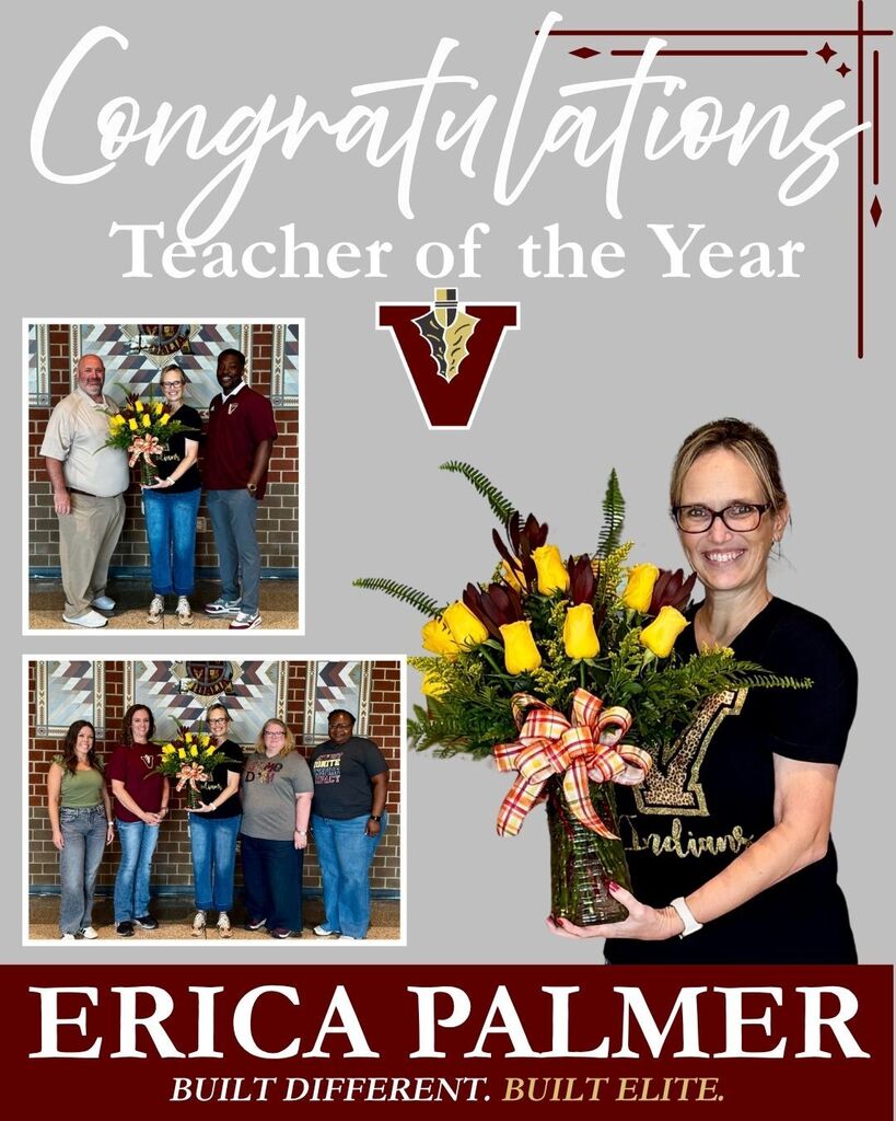 Erica Palmer Teacher of the Year