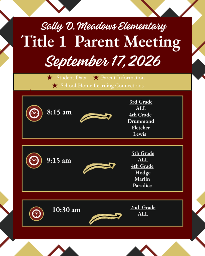 Title 1 Parent Meeting September 17, 2026