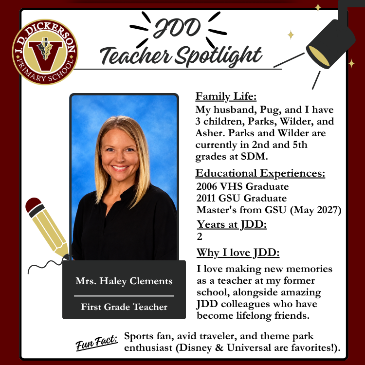 JDD Teacher Spotlight