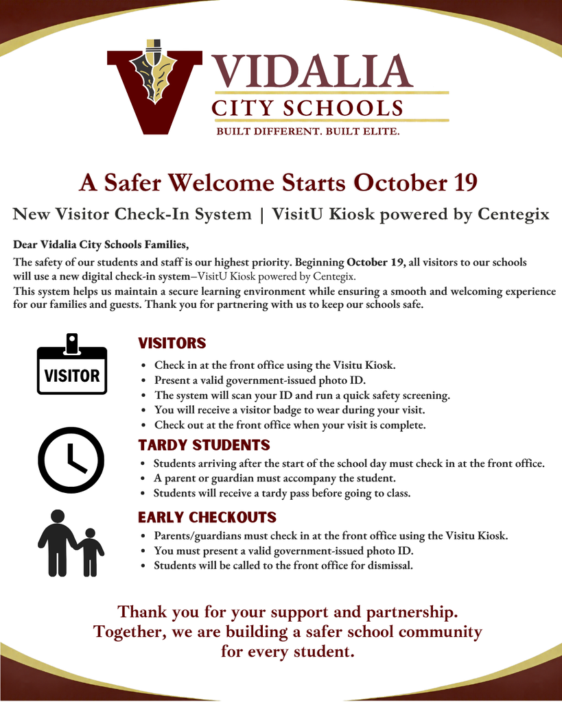 New Visitor Check-In System