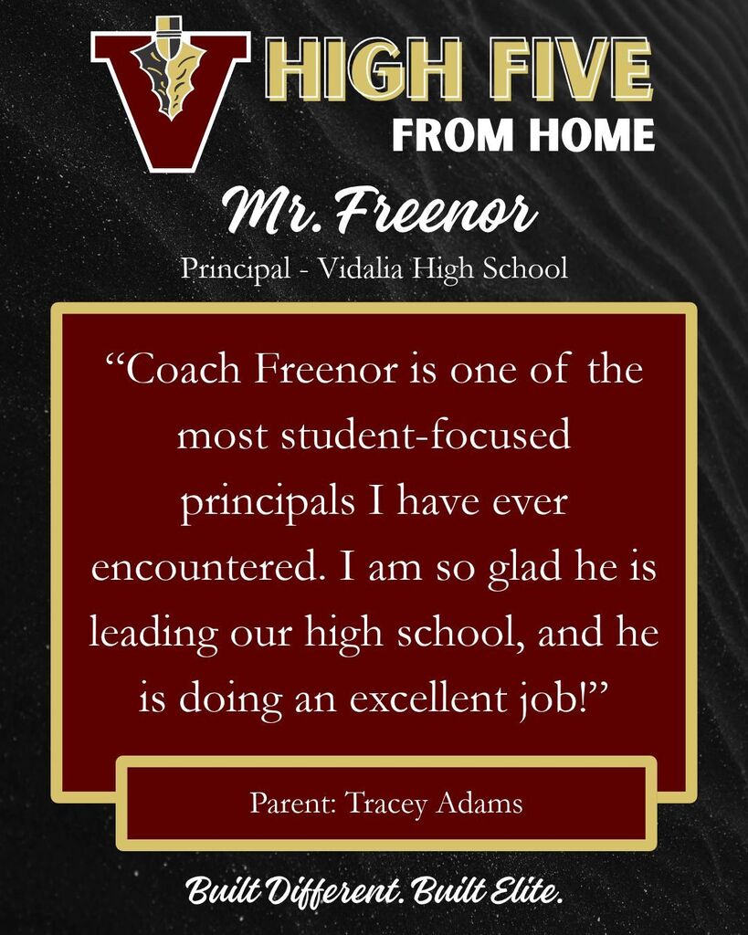 High Five Mr. Freenor