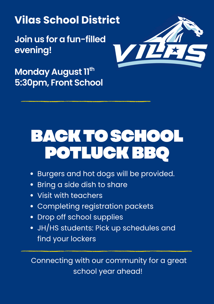 Flyer - Back to School Potluck BBQ