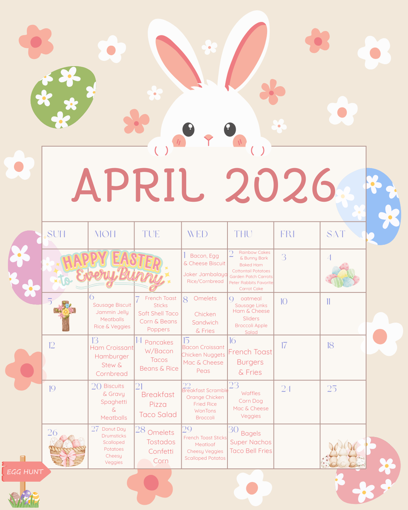 April Menu
