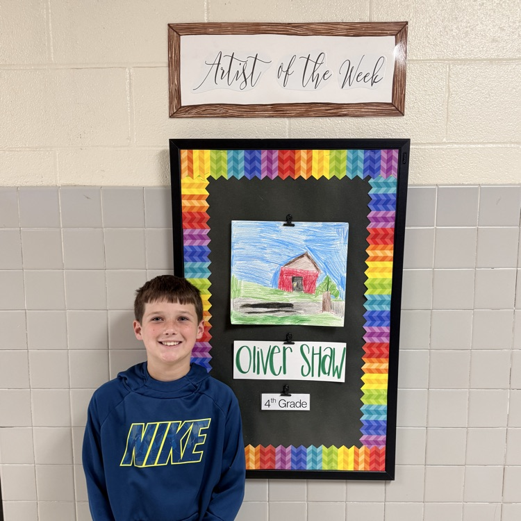 Artist of the Week this week is Oliver Shaw. Congrats!