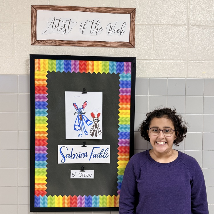Artist of the Week this week is Sabrina Fadili. Congrats!