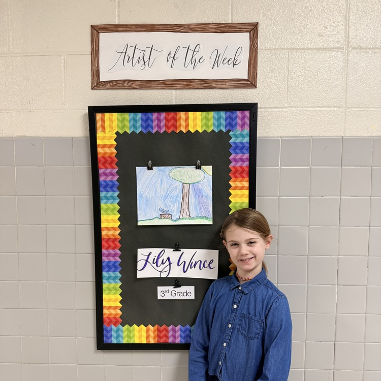 Artist of the Week this week is Lily Wince. Congrats!