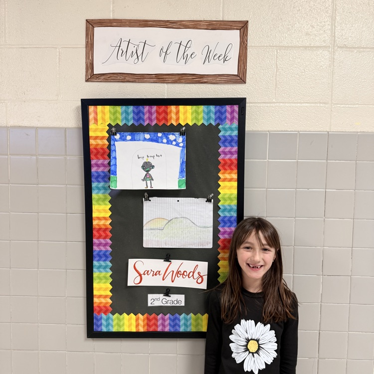 Artist of the Week this week is Sara Woods. Congrats!