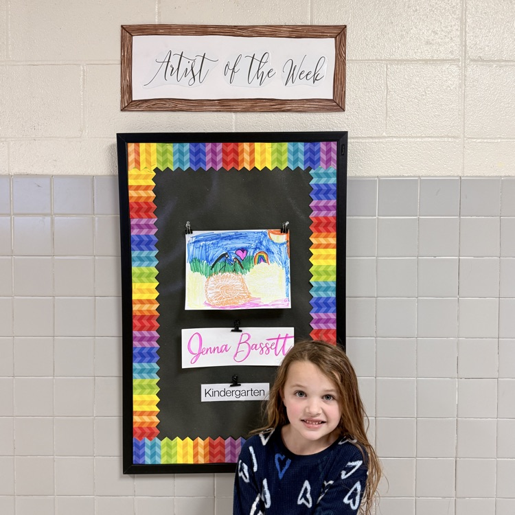 Artist of the Week this week is Jenna Bassett. Congrats!