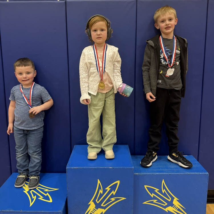 Curling medalist for Mrs. Douglas’s kindergarten class