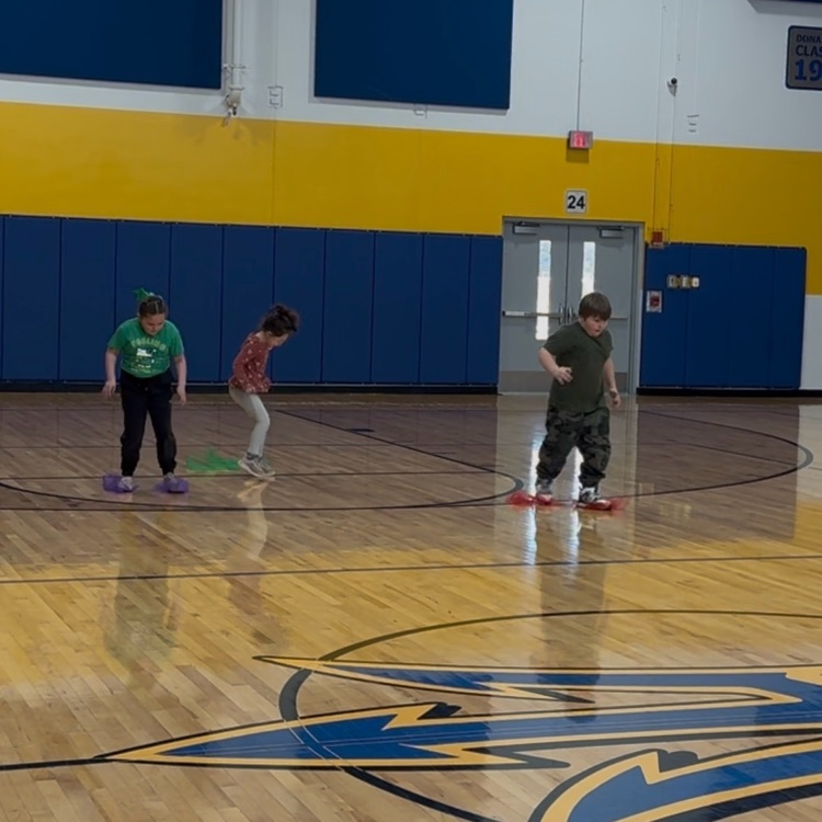 Speed staking - took some finesse!