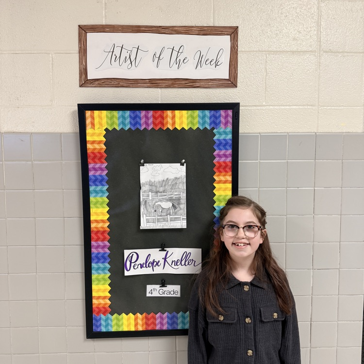 Artist of the Week this week is Penelope Kneller. Congrats!