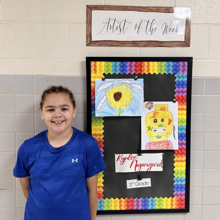 Artist of the Week this week is Kynlee Negangard. Congrats!
